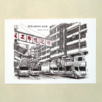 傳耆 Eldage - 明信片 -香港街景 -旺角(彩色)