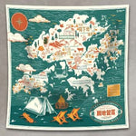 掛布裝飾-香港露營地圖（禮盒裝）